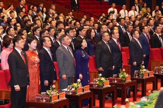 Đại hội đại biểu Đảng bộ thành phố Hà Nội lần thứ XVIII, nhiệm kỳ 2025-2030, tiến hành phiên trù bị