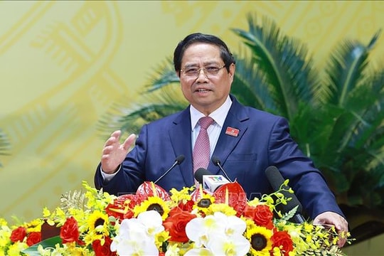 Thủ tướng Phạm Minh Chính: Thanh Hóa phải hiện thức hóa khát vọng phát triển, bừng sáng, nhân dân ngày càng ấm no, hạnh phúc