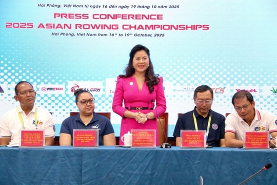 Hải Phòng đăng cai Giải Đua thuyền Rowing Vô địch Châu Á năm 2025