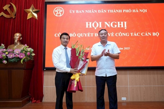 Đồng chí Nguyễn Xuân Lưỡng giữ chức Phó Giám đốc Sở Nội vụ Hà Nội