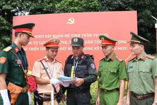 Công an TP Hà Nội Bảo đảm an ninh, an toàn phục vụ Đại hội Đảng bộ TP Hà Nội lần thứ XVIII