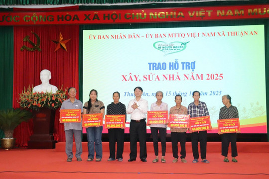 Hà Nội Xã Thuận An phát động tháng cao điểm "Vì người nghèo" và an sinh xã hội