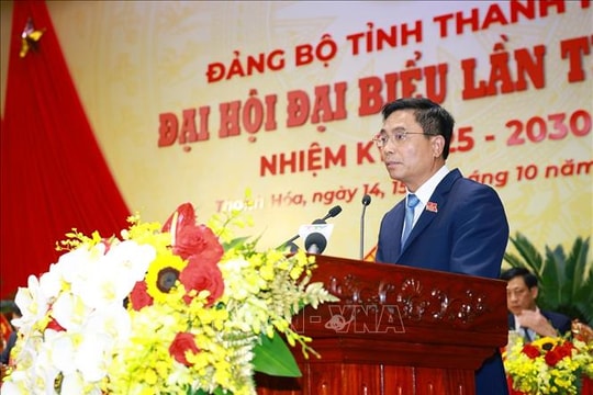 Đồng chí Nguyễn Doãn Anh tái đắc cử Bí thư Tỉnh ủy Thanh Hóa