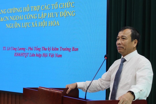 Xã hội hóa nguồn lực chuyển giao khoa học công nghệ