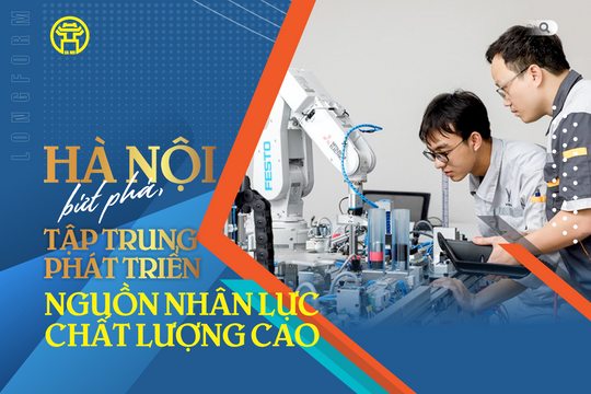 Hà Nội bứt phá, tập trung phát triển nguồn nhân lực chất lượng cao