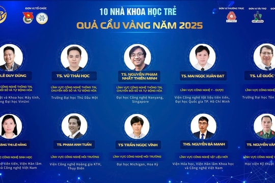 [Podcast] Tin tức ngày 15-10: Vinh danh 10 nhà khoa học trẻ nhận Giải thưởng Quả Cầu Vàng 2025