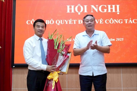 Đồng chí Nguyễn Xuân Lưỡng là tân Phó Giám đốc Sở Nội vụ Hà Nội