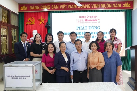 Báo Hànộimới phát động quyên góp, ủng hộ đồng bào khắc phục hậu quả bão lũ