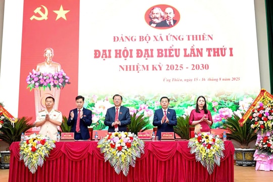 Ứng Thiên tạo đột phá trong mô hình chính quyền 2 cấp