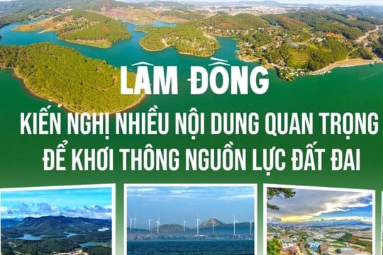 Lâm Đồng kiến nghị nhiều nội dung quan trọng để khơi thông nguồn lực đất đai