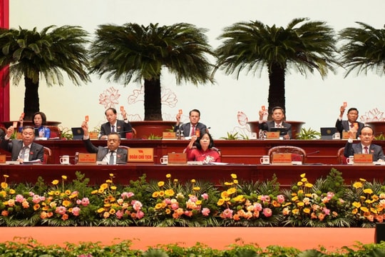 Đại hội đại biểu Đảng bộ TP Hà Nội: Bầu Ban Chấp hành Đảng bộ thành phố Hà Nội khóa XVIII