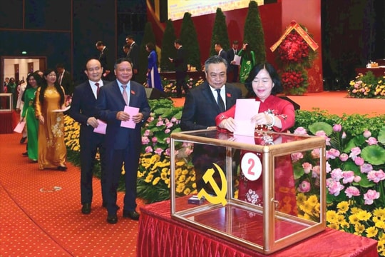 75 đồng chí trúng cử Ban Chấp hành Đảng bộ thành phố Hà Nội khóa XVIII