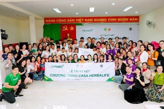 Herbalife Việt Nam hỗ trợ bữa ăn dinh dưỡng hằng ngày cho hơn 3.000 người có hoàn cảnh khó khăn