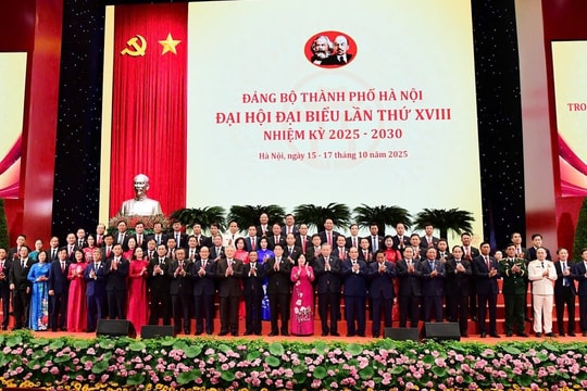 Đồng chí Bùi Thị Minh Hoài trúng cử Ban Chấp hành Đảng bộ thành phố Hà Nội khóa XVIII với số phiếu cao nhất