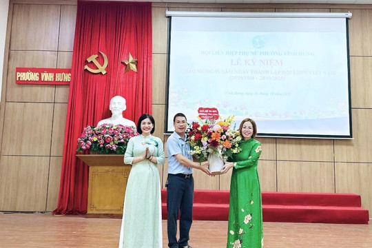 Phụ nữ Vĩnh Hưng kỷ niệm 95 năm truyền thống và phát huy tinh thần đổi mới