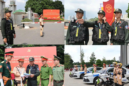 Công an Hà Nội bảo đảm tuyệt đối an ninh, an toàn sự kiện trọng đại của Đảng bộ Thủ đô