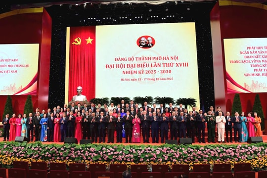 Đồng chí Bùi Thị Minh Hoài trúng cử Ban Chấp hành Đảng bộ thành phố Hà Nội khóa XVIII với số phiếu cao nhất