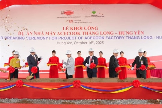 Acecook Việt Nam khởi công Nhà máy Thăng Long - bước tiến mới trong hành trình vươn tầm thế giới
