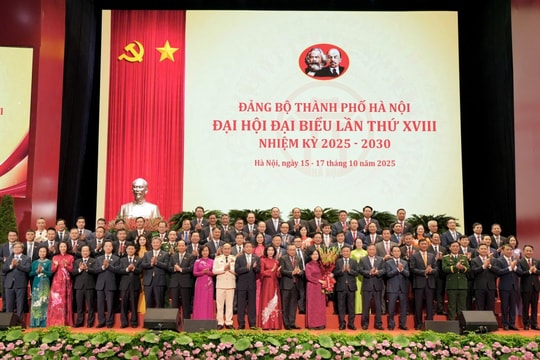 Ra mắt Ban Chấp hành Đảng bộ TP Hà Nội khóa XVIII