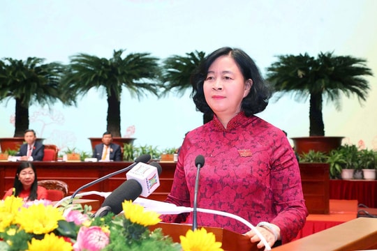 Bí thư Thành ủy Bùi Thị Minh Hoài: Hà Nội tiên phong cùng đất nước tiến vào kỷ nguyên phát triển phồn vinh, thịnh vượng