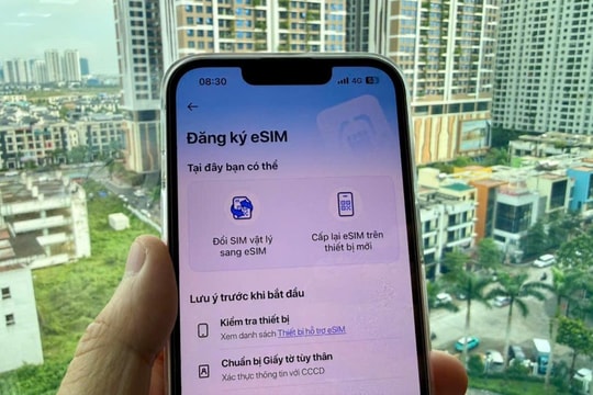 Dễ dàng kích hoạt sử dụng eSIM VinaPhone mọi lúc, mọi nơi