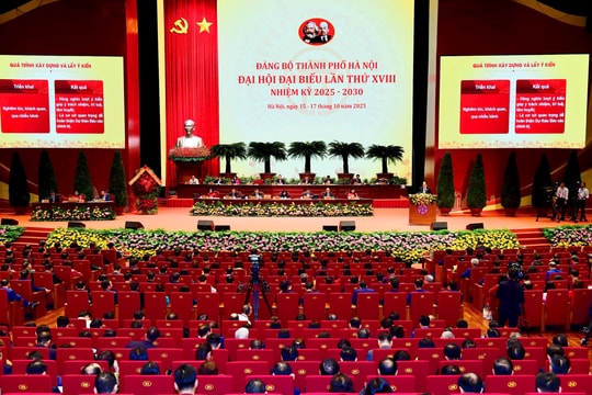 Đại hội Đảng bộ TP Hà Nội lần thứ XVIII: Cụ thể hóa 7 nhiệm vụ trọng tâm, hiện thực hóa khát vọng phát triển Thủ đô