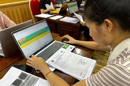 Xã Đại Thanh vào cuộc quyết liệt Chiến dịch 90 ngày làm sạch dữ liệu đất đai