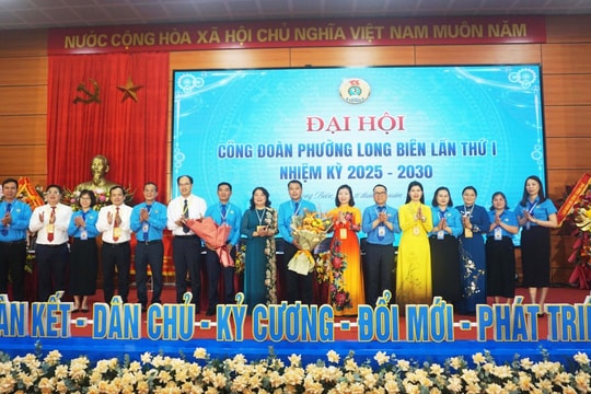 Công đoàn phường Long Biên: Quyết tâm đột phá trong chuyển đổi số và nâng cao chất lượng cán bộ