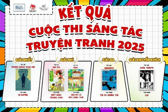Công bố kết quả Cuộc thi Sáng tác truyện tranh 2025: Những kỳ vọng mới cho nền truyện tranh Việt Nam