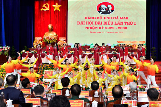 Cà Mau khai mạc Đại hội đại biểu Đảng bộ tỉnh lần I