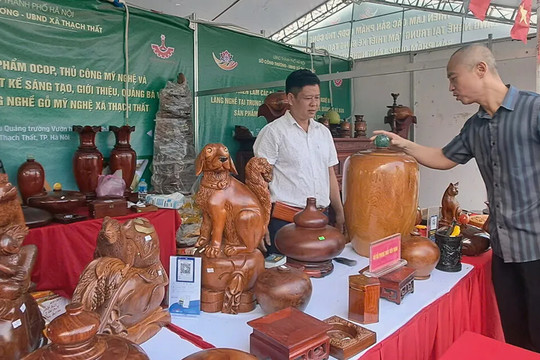 Hà Nội hỗ trợ các làng nghề tiêu thụ sản phẩm OCOP và làng nghề