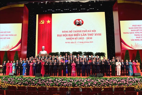 Danh sách Ban Thường vụ Thành ủy Hà Nội khóa XVIII
