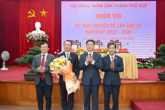 Ông Phan Thiên Định giữ chức Chủ tịch UBND TP Huế