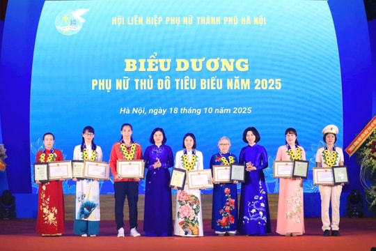 Hội Liên hiệp phụ nữ TP Hà Nội tiếp tục dẫn đầu trong các phong trào thi đua yêu nước