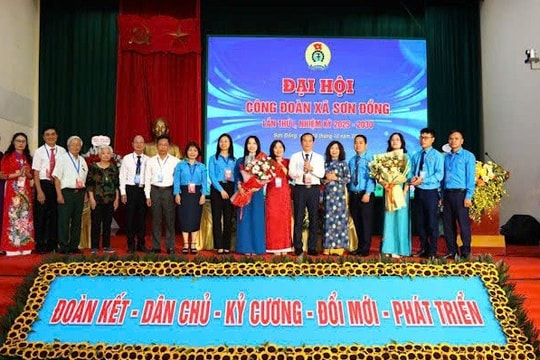 Công đoàn xã Sơn Đồng: Tạo bước phát triển mạnh mẽ trong kỷ nguyên mới