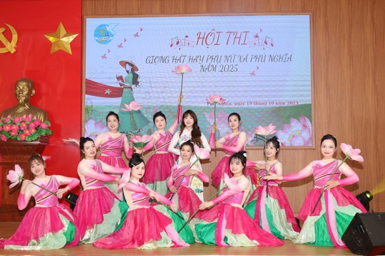 Phú Nghĩa tổ chức Hội thi giọng hát hay phụ nữ năm 2025