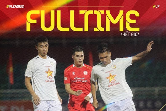 Thi đấu thiếu người, Công an Thành phố Hồ Chí Minh chia điểm trước Hồng Lĩnh Hà Tĩnh