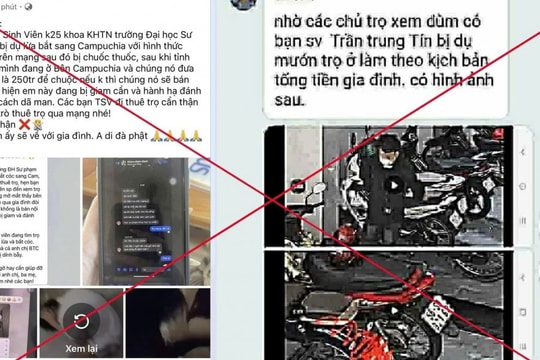 Sự thật về thông tin một sinh viên ở Đà Nẵng bị bắt cóc