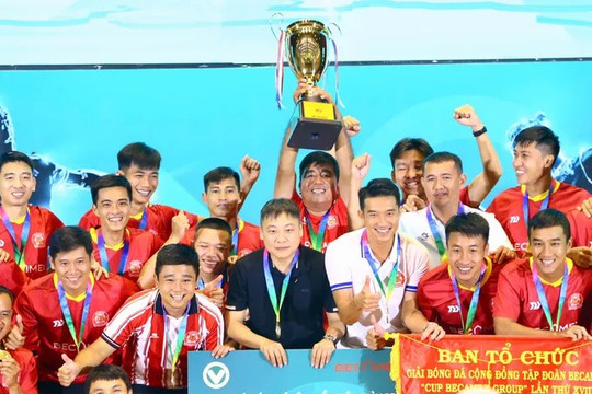 Becamex Group Cup 2025 khép lại với chiến thắng của Công an TP Hồ Chí Minh