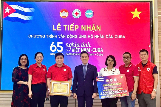 Quảng Ninh vận động hơn 5 tỷ đồng hỗ trợ Nhân dân Cuba