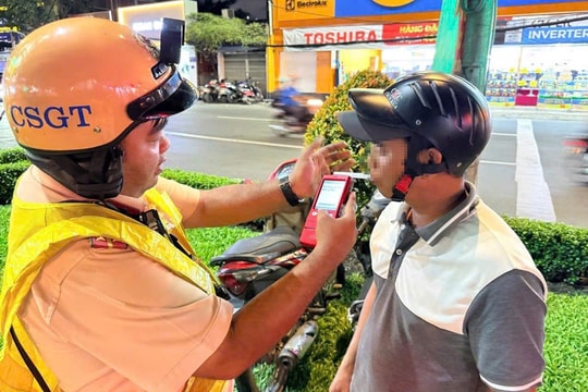 TP Hồ Chí Minh: Xử lý hơn 5.100 trường hợp vi phạm nồng độ cồn