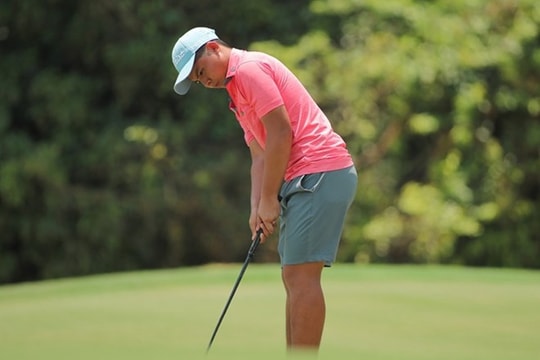 Golfer Nguyễn Tuấn Anh vươn lên hạng 154 bảng xếp hạng nghiệp dư thế giới