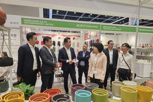 Gần 20 doanh nghiệp Hà Nội tham dự Hội chợ quốc tế hàng thủ công mỹ nghệ tại Hồng Kông