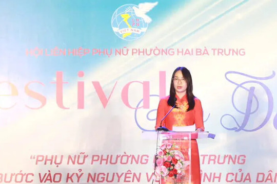 Festival áo dài “Phụ nữ phường Hai Bà Trưng vững bước vào kỷ nguyên vươn mình của dân tộc”