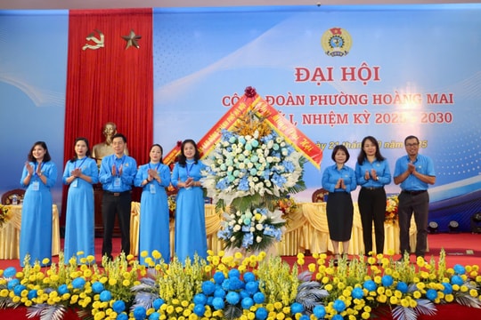 Công đoàn phường Hoàng Mai làm tốt công tác chăm lo đoàn viên, người lao động