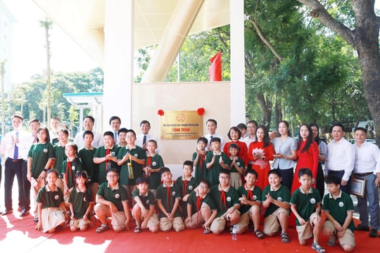 Phường Yên Sở khánh thành hai ngôi trường khang trang, hiện đại