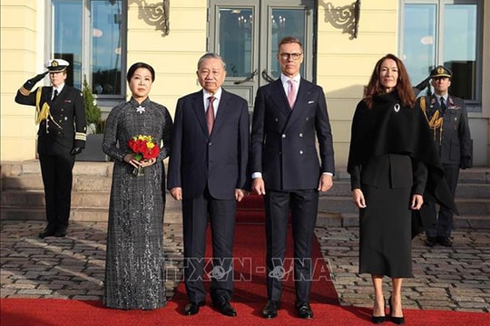 Lễ đón Tổng Bí thư Tô Lâm và Phu nhân thăm chính thức Cộng hòa Phần Lan