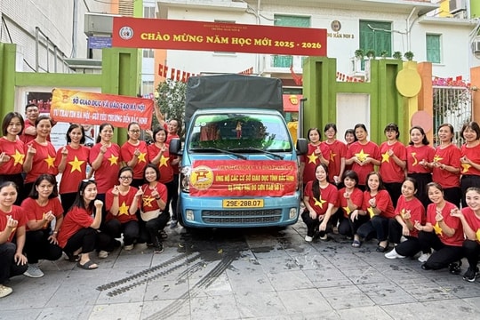 Công đoàn Trường Mầm non B Hà Nội lan tỏa những việc làm ý nghĩa