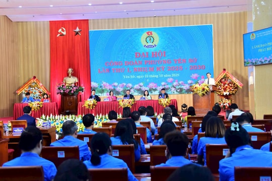 Xây dựng tổ chức Công đoàn phường Yên Sở vững mạnh