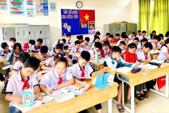 Trường Tiểu học Cự Khê ổn định công tác bán trú, 95,4% học sinh tham gia